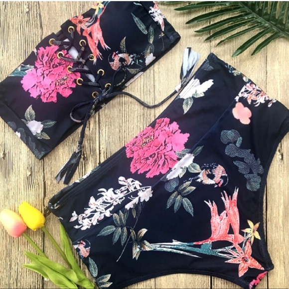 High waist floral bikini - Picture 2 of 3